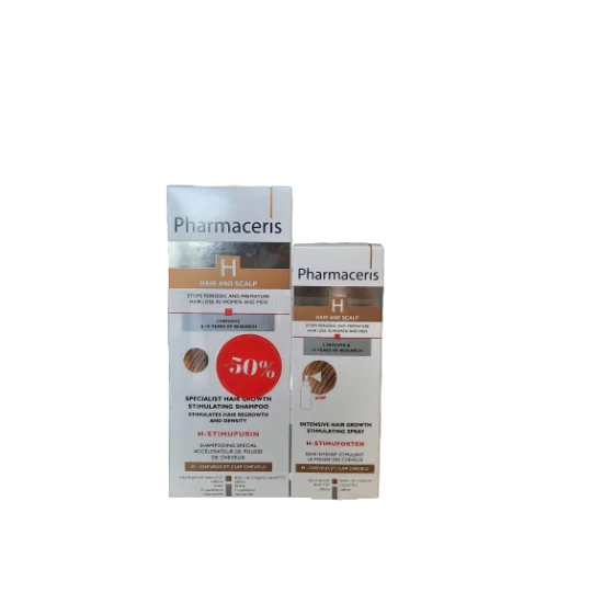 PHARMACERIS H COFFRET SOIN INTENSIF STIMULANT DE LA POUSSE DES CHEV...