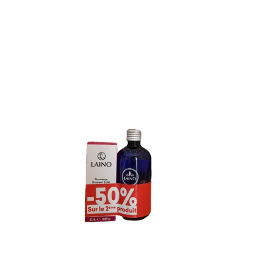 LAINO COFFRET GOMMAGE DOUCEUR ECLAT 50ML+ EAU DE ROSE 50% pour Beauté