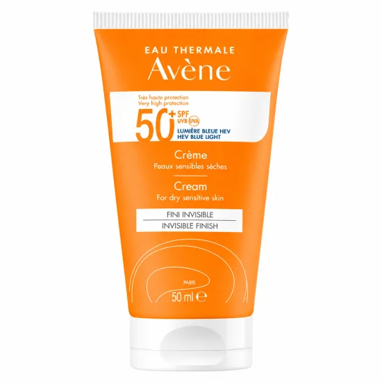 AVENE - SOIN SOLAIRE PEAUX SENSIBLES SECHES SPF 50+ 50ML