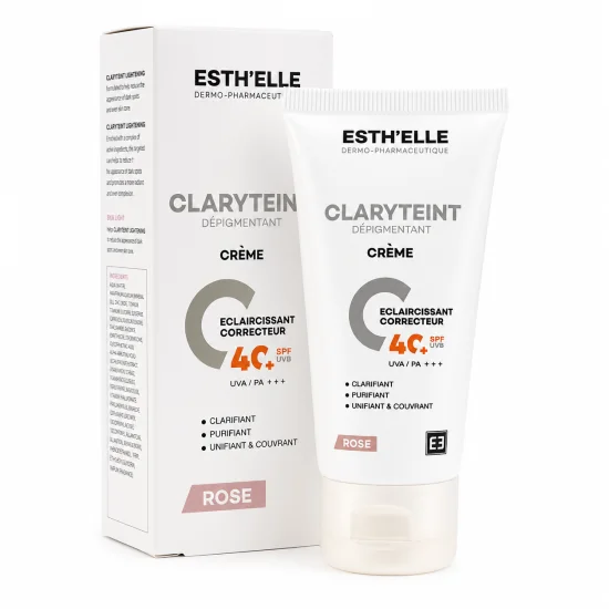 ESTHELLE CLARYTEINT - CREME TEINTEE ROSE ANTI TACHES SPF40+ 50g