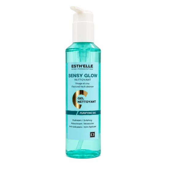 ESTHELLE SENSY GLOW - GEL NETTOYANT VISAGE ET COU 250ML