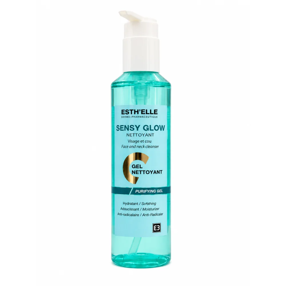 ESTHELLE SENSY GLOW - GEL NETTOYANT VISAGE ET COU 250ML