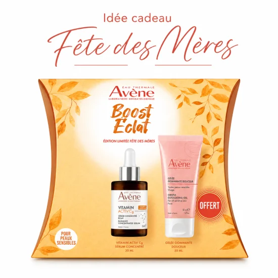 AVENE - COFFRET ECLAT : SERUM VITAMIN ACTIV Cg + GELEE GOMMANTE DOUCEUR 50ML OFFERTE