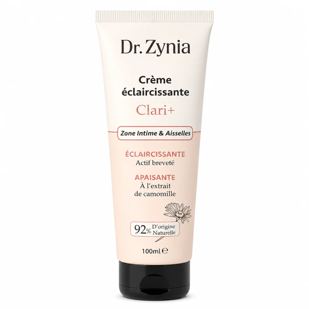 DR ZYNIA CLARI+ - CREME ECLAIRCISSANTE ZONE INTIME AISSELLES 100ML
