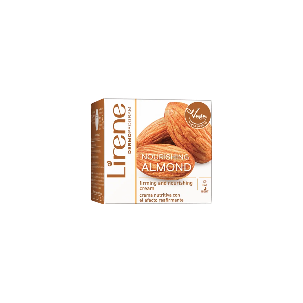 Lirene Crème Vegan À L'Amande Hydratante Et Nutritive 50 G pour Beauté