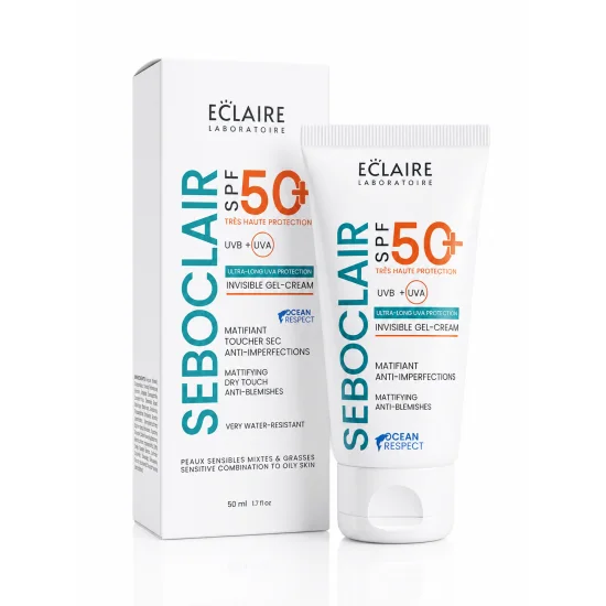ECLAIRE SEBOCLAIR - ECRAN INVISIBLE SPF50+ PEAU MIXTE A GRASSE 50ML