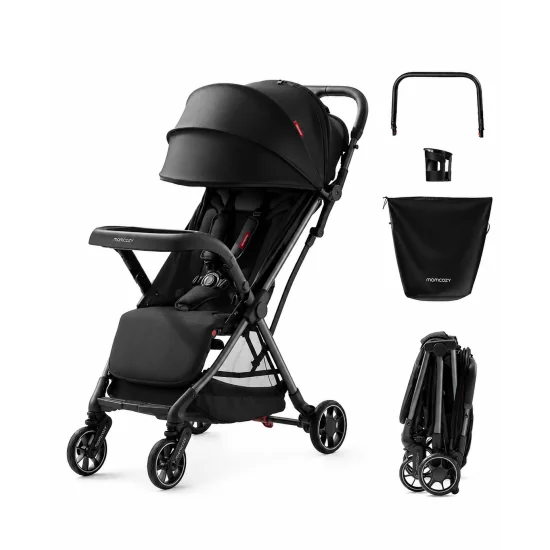 MOMCOZY CLICKGO - POUSSETTE COMPACTE ULTRA-LÉGÈRE HOMOLOGUÉE CABINE AVION