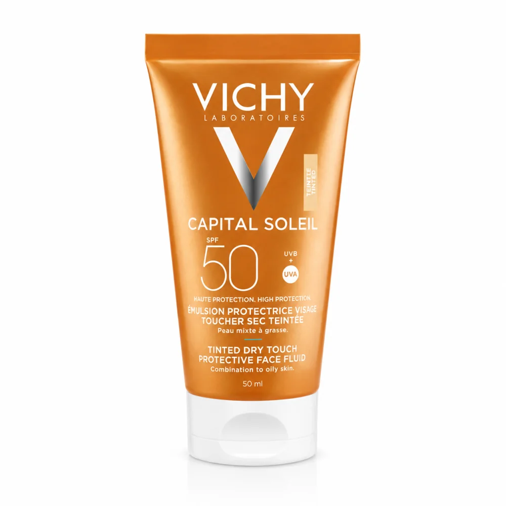 VICHY Capital Soleil BB Emulsion Toucher Sec TEINTE SPF50 50ml pour...