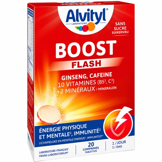 ALVITYL Boost - Ginseng et Caféine 20 comprimés pour Spécial Covid