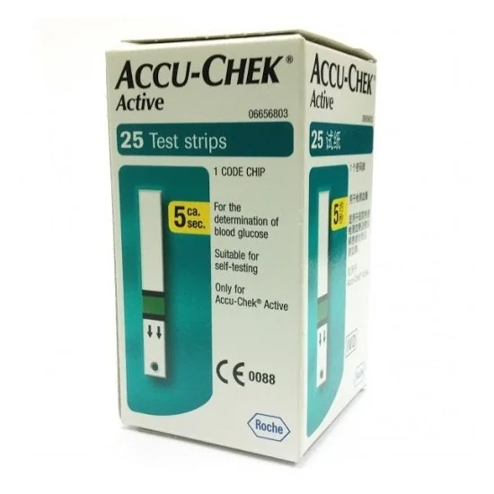 accu chek active bandelettes 25 pour Produits Paramédicaux