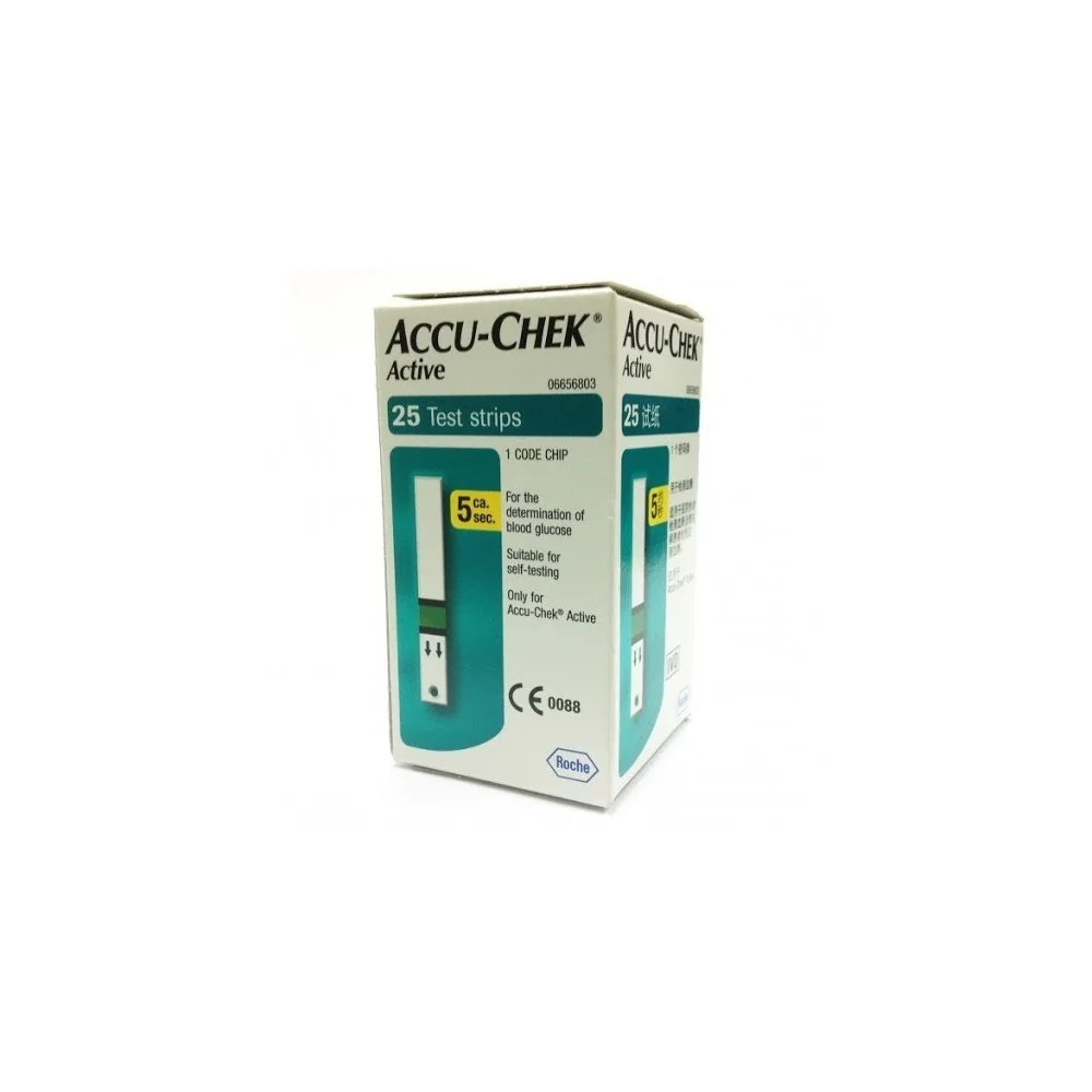 accu chek active bandelettes 25 pour Produits Paramédicaux