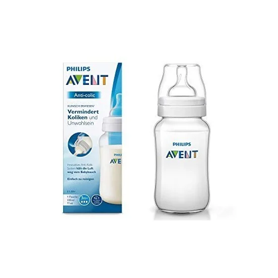 PHILIPS AVENT - BIBERON ANTI COLIC +3MOIS EN PLASTIQUE PP 330ML pou...