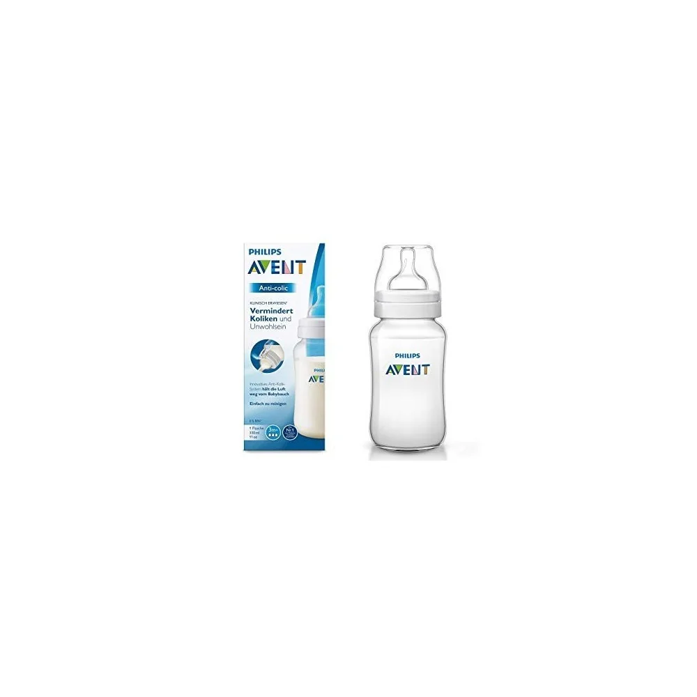 PHILIPS AVENT - BIBERON ANTI COLIC +3MOIS EN PLASTIQUE PP 330ML pou...