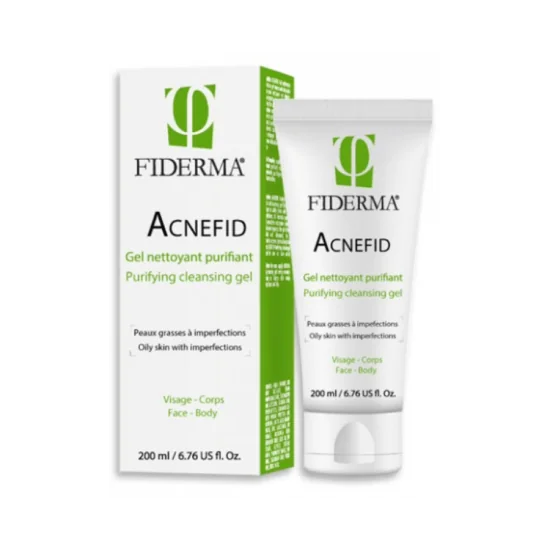 FIDERMA ACNEFID GEL NETTOYANT PURIFIANT 200ML pour Beauté