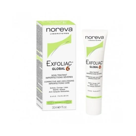 Noreva Exfoliac Global 6 Soin Global Intensif 30 ml pour Beauté