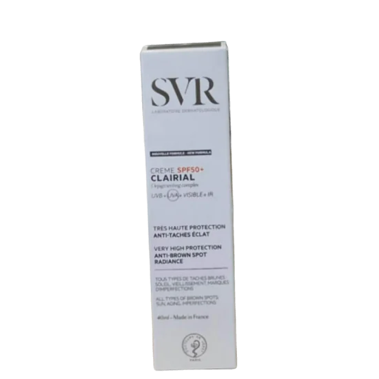 SVR CLAIRIAL CREME TACHES BRUNES SPF50+ , 40ml pour Beauté