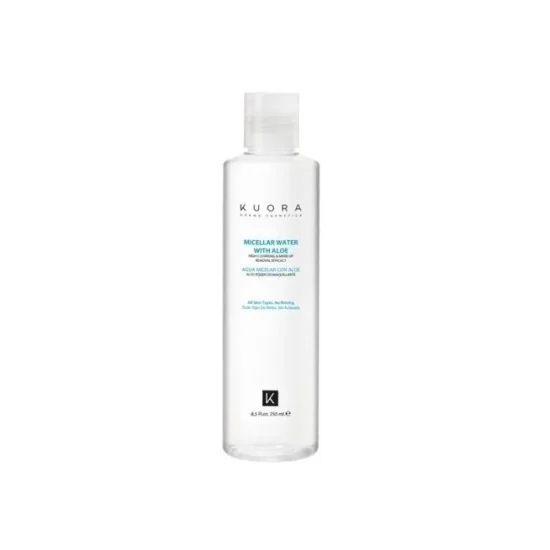 KUORA EAU MICELLAIRE NETTOYANTE À L'ALOE VERA 250ML pour Beauté