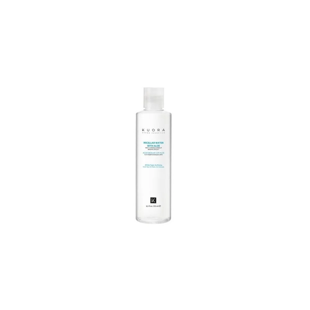 KUORA EAU MICELLAIRE NETTOYANTE À L'ALOE VERA 250ML pour Beauté