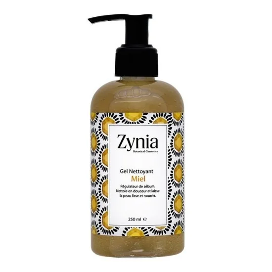 ZYNIA GEL NETTOYANT MIEL 250ML pour Beauté
