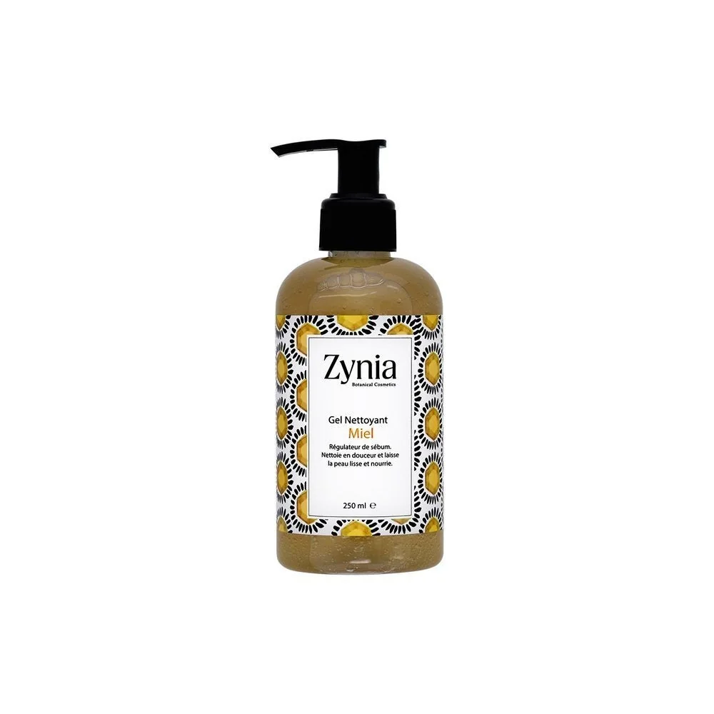 ZYNIA GEL NETTOYANT MIEL 250ML pour Beauté