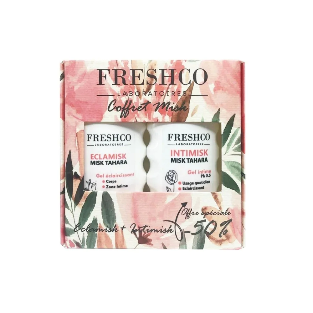 FRESHCO - COFFRET GEL INTIME + GEL ECLAIRCISSANT pour Beauté