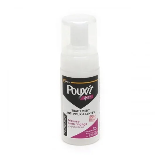 POUXIT EASY MOUSSE SANS RINCAGE ANTI-POUX&LENTES 100ML pour Nos Pro...