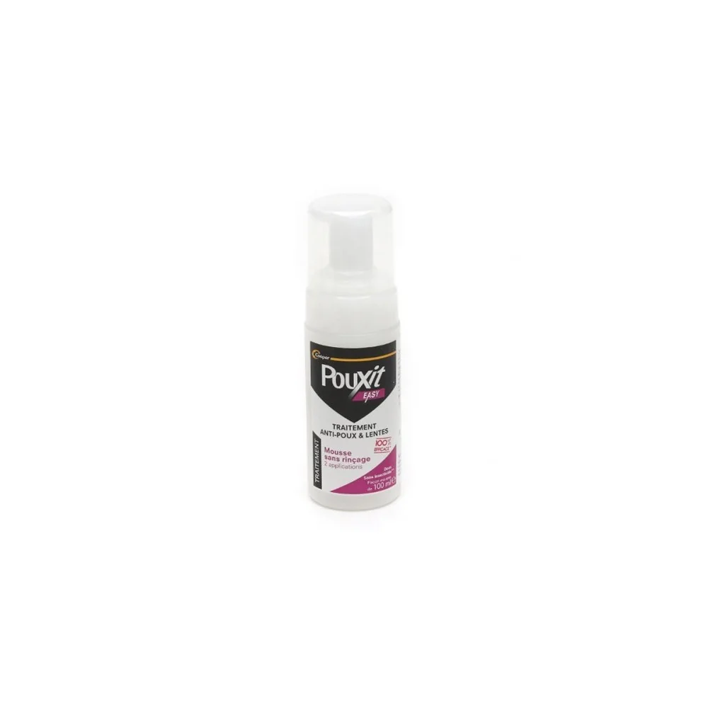 POUXIT EASY MOUSSE SANS RINCAGE ANTI-POUX&LENTES 100ML pour Nos Pro...