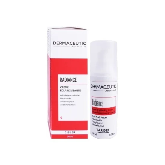 DERMACEUTIC RADIANCE CRÈME ÉCLAIRCISSANTE 30ML pour Beauté