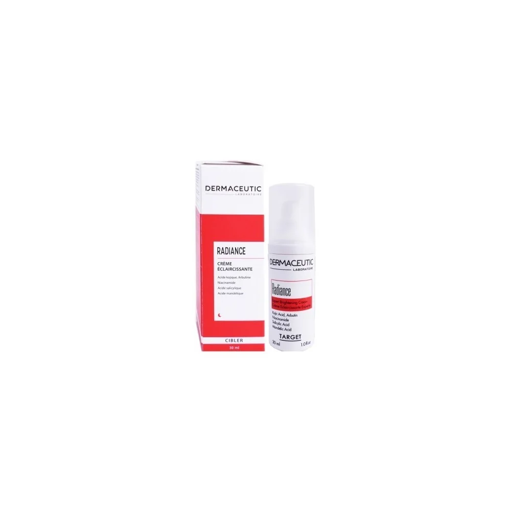 DERMACEUTIC RADIANCE CRÈME ÉCLAIRCISSANTE 30ML pour Beauté
