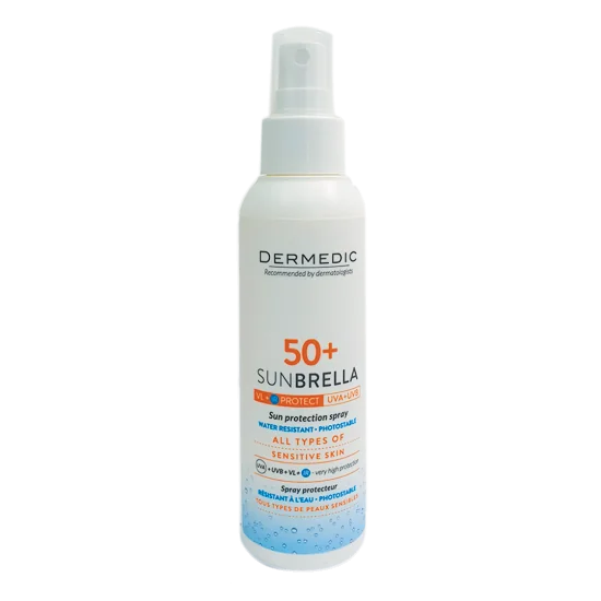 DERMEDIC SUNBRELLA - SPRAY ADULTES SPF50+ 150ML pour Beauté