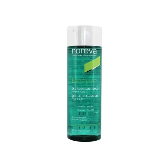 Noreva - EXFOLIAC Gel Moussant Doux, 200ml pour Beauté