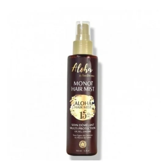 INODERMA ALOHA MONOI HAIR MIST SPF15 150 ML pour Beauté