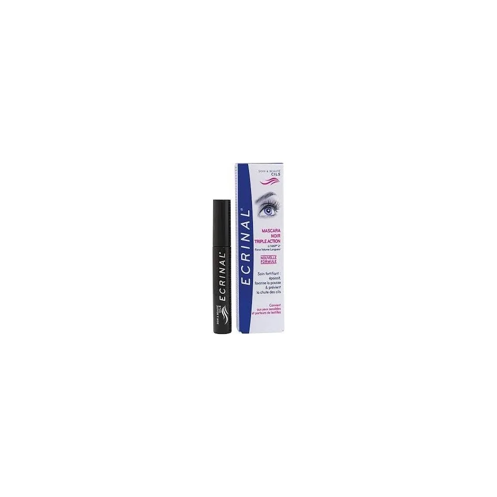 ECRINAL MASCARA NOIR FORTIFIANT 7ML pour Beauté