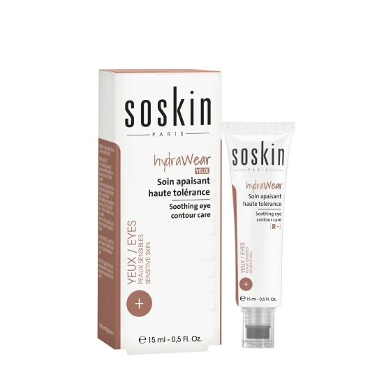 SOSKIN HYDRAWEAR YEUX - Soin apaisant haute tolérance 15ML pour Beauté