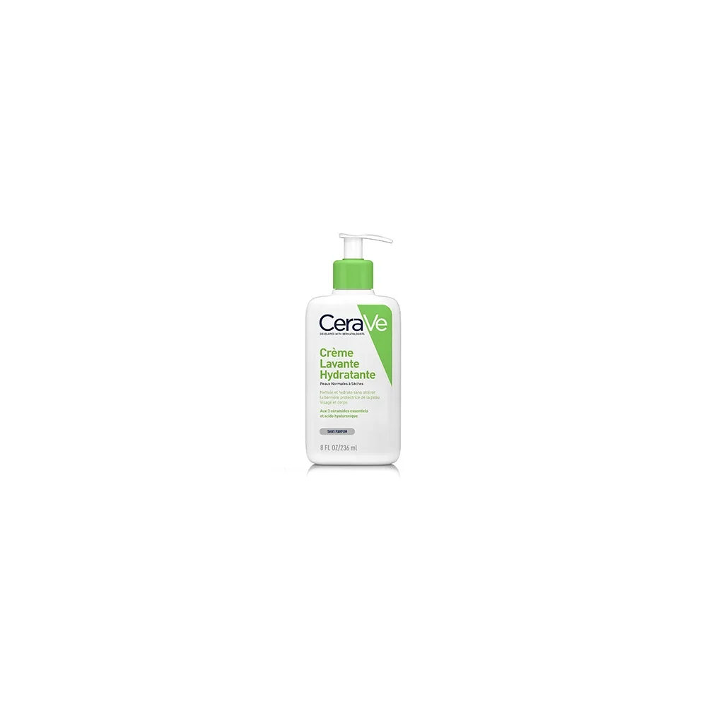 CERAVE CRÈME LAVANTE HYDRATANTE 236 ML pour Beauté