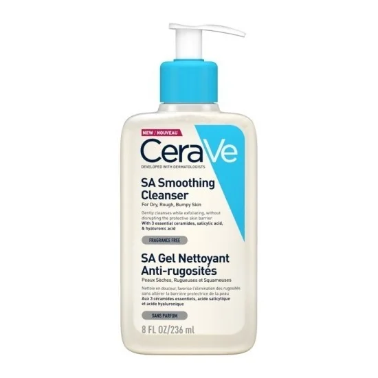 CERAVE SA GEL NETTOYANT ANTI-RUGOSITES 236 ML pour Beauté