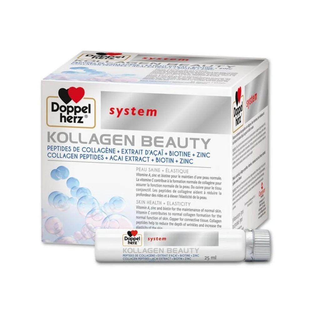 DOPPEL HERZ - AKTIV KOLLAGEN BEAUTY 30 DOSES (3*10 DOSES) pour Beauté