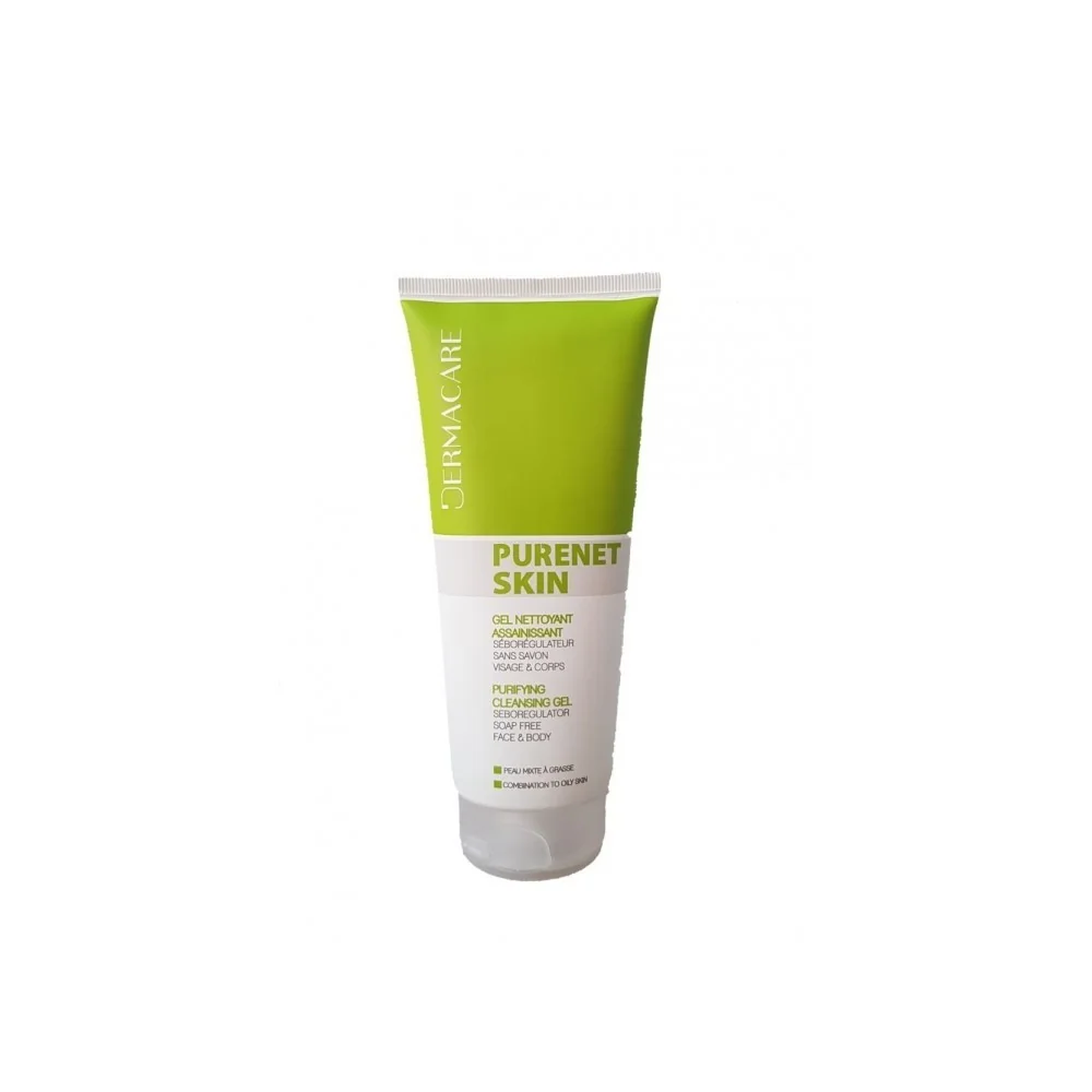 Dermacare Purenet Skin gel nettoyant assainissant,200ml pour Beauté