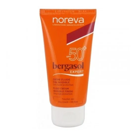 NOREVA BERGASOL EXPERT CREME FLUID peaux mixtre a grasseSPF50 50 ML...