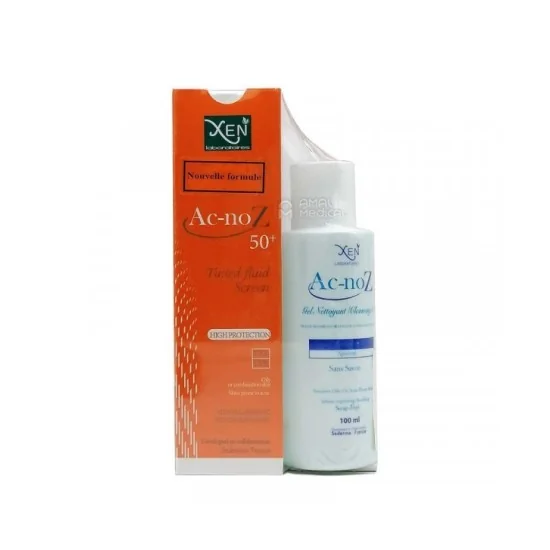 XEN AC-NOZ ECRAN TEINTÉ SPF50+ + AC-NOZ GEL 100 ML OFFERT pour Beauté