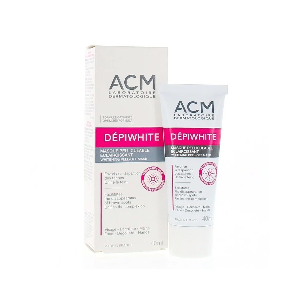 ACM DEPIWHITE MASQUE PELLICULABLE ECLAIRCISSANT 40ML pour Beauté