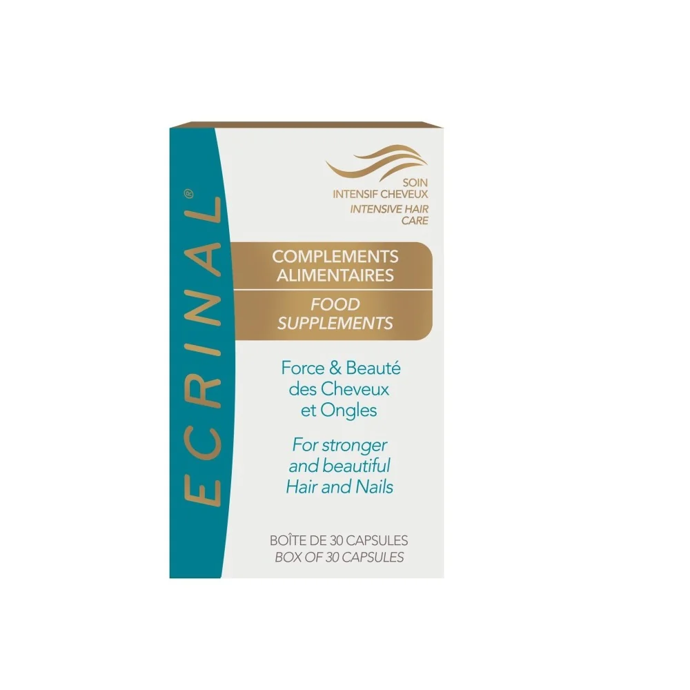 ECRINAL SOIN ET BEAUTE ONGLES ET CHEVEUX 30 CAPSULES pour Beauté