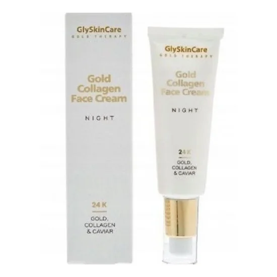 GLYSKINCARE GOLD COLLAGEN FACE CREAM NIGHT 50ML pour Beauté
