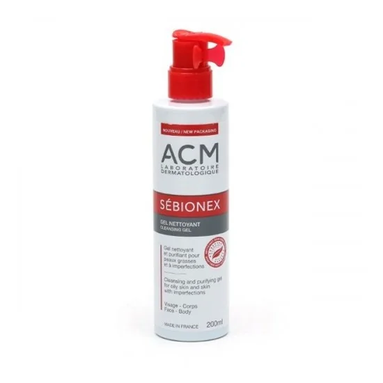 ACM Sébionex Gel Moussant 200ML pour Beauté