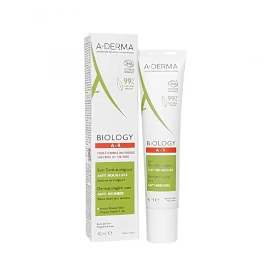 ADERMA BIOLOGY AR Soin Dermatologique Anti-rougeurs 40ML pour Beauté