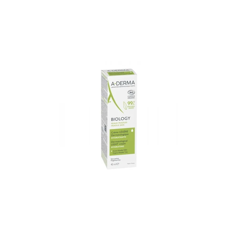 A-DERMA BIOLOGY - CREME LEGERE HYDRATANTE PEAUX FRAGILE 40ML pour B...