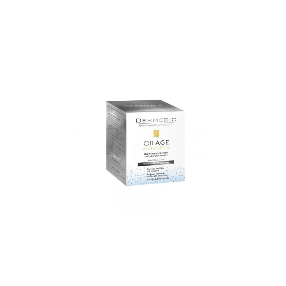 DERMEDIC OILAGE CREME DE NUIT REPARACTRICE ANTI-AGE 50ML pour Beauté