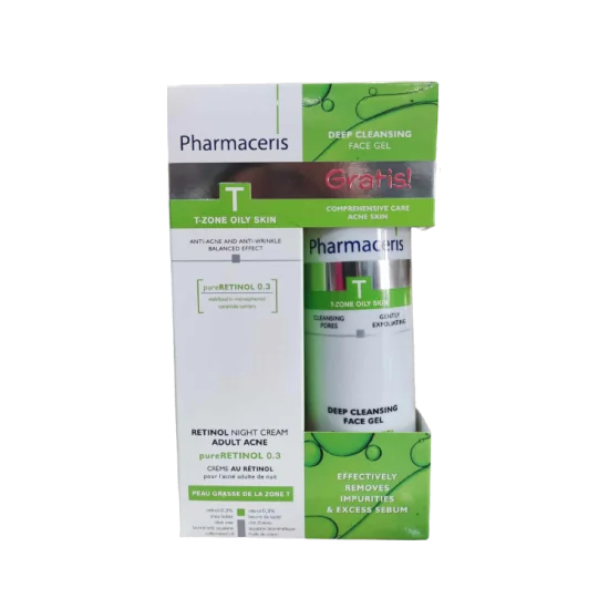 PHARMACERIS T COFFRET RETINOL+GEL NETTOYANT 190ML OFFERT pour Nos P...