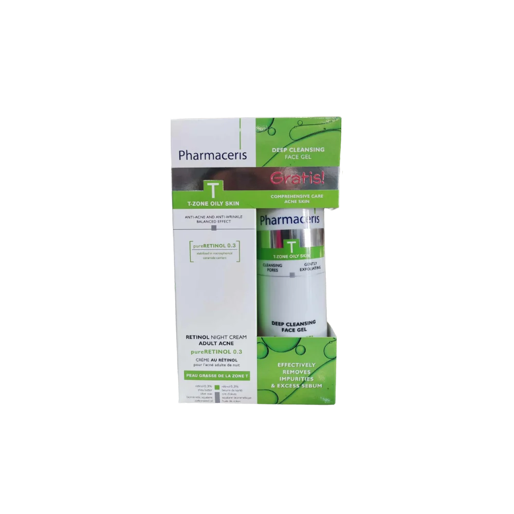 PHARMACERIS T COFFRET RETINOL+GEL NETTOYANT 190ML OFFERT pour Nos P...