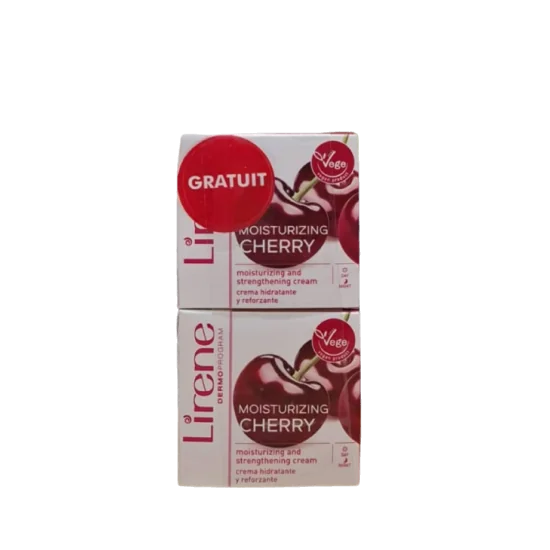 LIRENE CRÈME HYDRATANTE À LA CERISE 50ML LOT 2 pour Beauté
